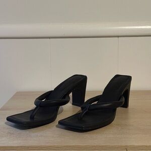 Song of Style Black Heeled Sandals